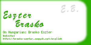 eszter brasko business card